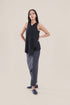 Patterned jacquard reversible asymmetric top